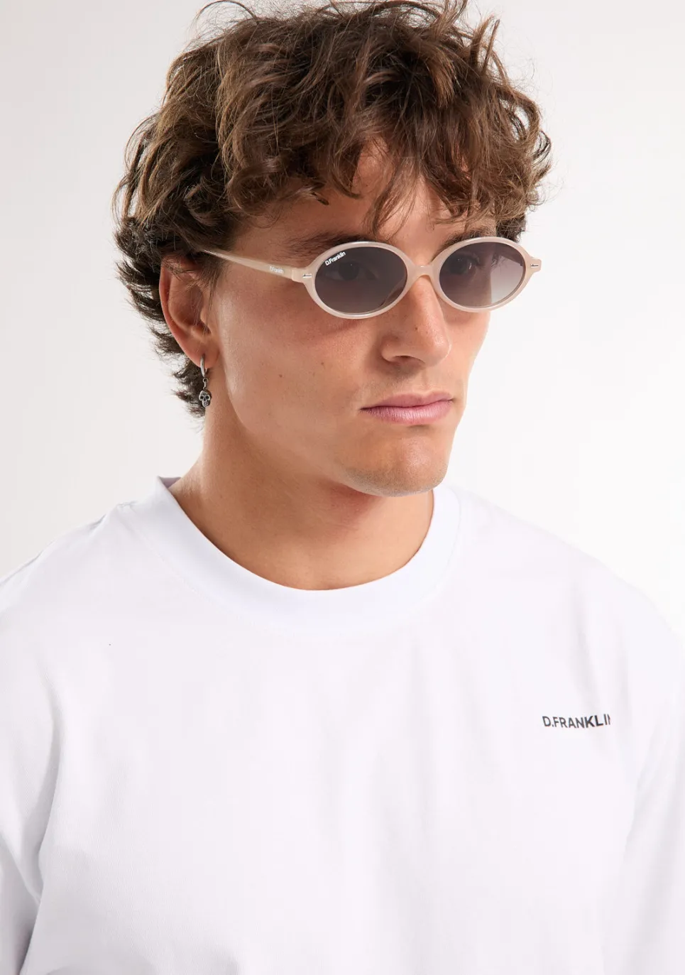 D.Franklin Ultra Light Ellipse Cream / Brown|Damen Ovale Sonnenbrillen|Ovale Sonnenbrillen