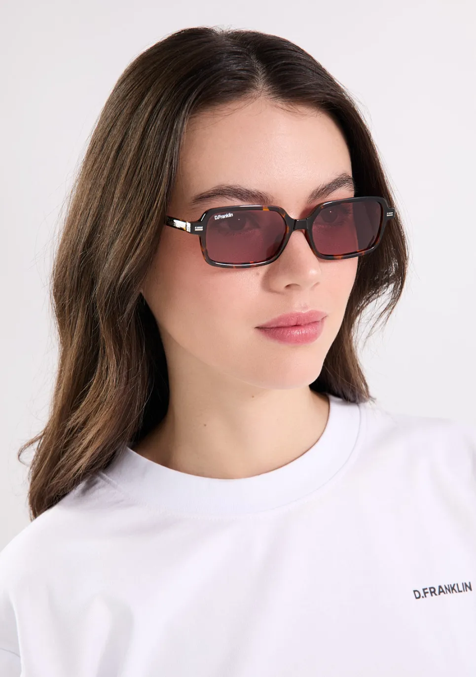 D.Franklin Ultra Light Landscape Tort / Pink|Damen Eckige Sonnenbrillen|Polarisierte Sonnenbrillen