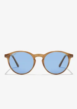 D.Franklin Ultra Light Max Amber / Blue|Damen Runde Sonnenbrillen|Polarisierte Sonnenbrillen