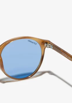 D.Franklin Ultra Light Max Amber / Blue|Damen Runde Sonnenbrillen|Polarisierte Sonnenbrillen