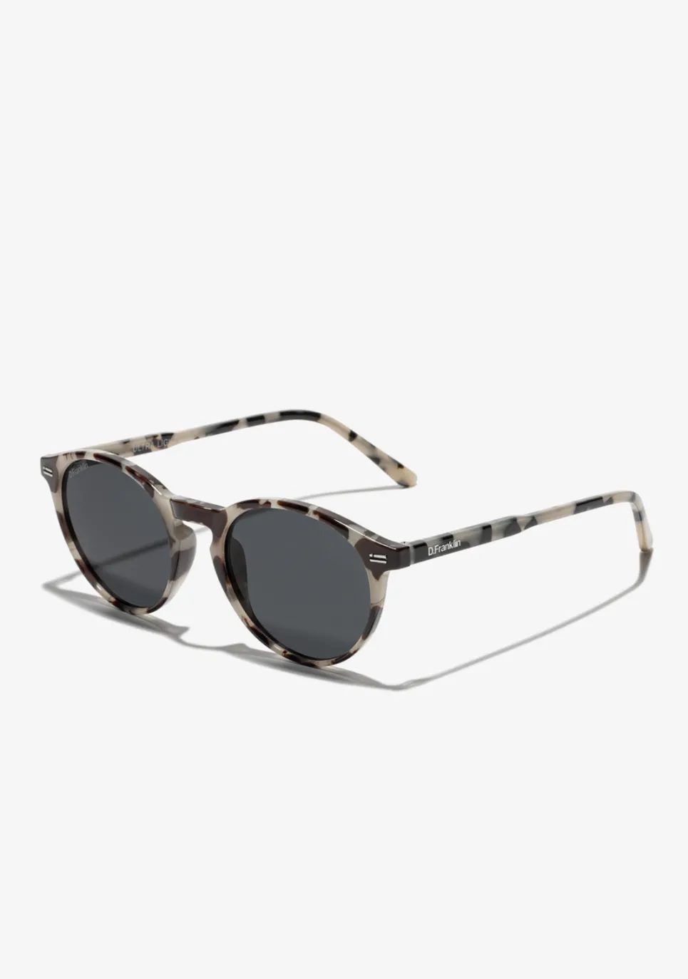 D.Franklin Ultra Light Max Light Tort / Black|Damen Runde Sonnenbrillen|Polarisierte Sonnenbrillen