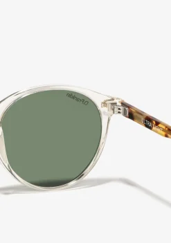 D.Franklin Ultra Light Max Transparent / G15|Damen Runde Sonnenbrillen|Polarisierte Sonnenbrillen