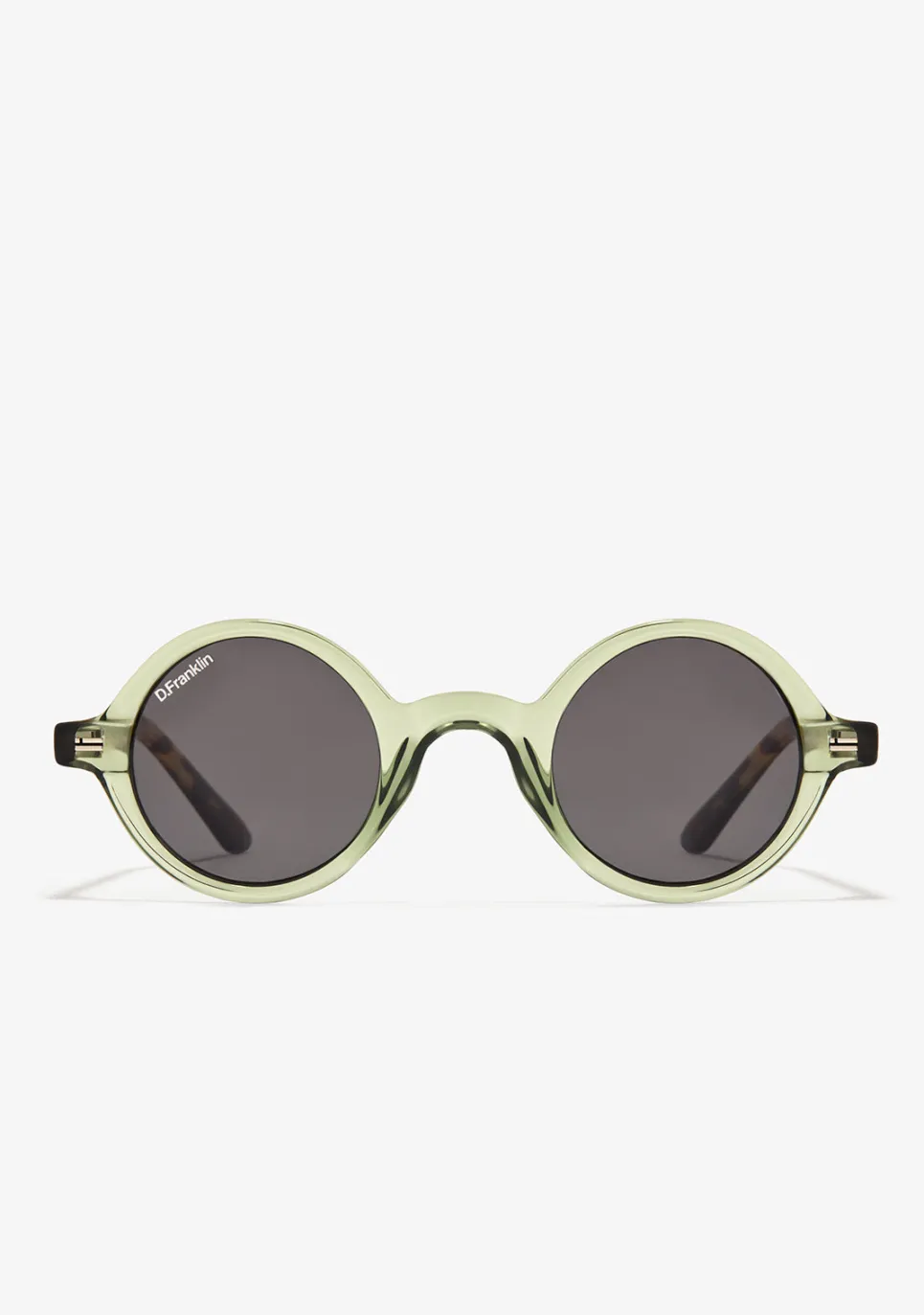 D.Franklin Ultra Light Round Green / Black|Damen Runde Sonnenbrillen|Polarisierte Sonnenbrillen