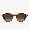 D.Franklin Ultra Light S Round Havana / Brown|Damen Runde Sonnenbrillen|Polarisierte Sonnenbrillen