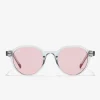 D.Franklin Ultra Light S Round Trans / Trans Red|Damen Runde Sonnenbrillen|Runde Sonnenbrillen