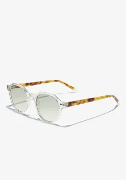 D.Franklin Ultra Light S Round Trans Grey / Grey|Damen Runde Sonnenbrillen|Runde Sonnenbrillen