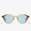 D.Franklin Ultra Light S Round Trans Brown / Trans Blue|Damen Runde Sonnenbrillen|Runde Sonnenbrillen