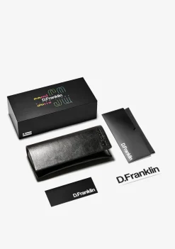 D.Franklin Ultra Light S Square Black / Blue|Damen Eckige Sonnenbrillen|Eckige Sonnenbrillen