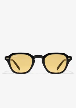 D.Franklin Ultra Light S Square Black / Yellow|Damen Eckige Sonnenbrillen|Eckige Sonnenbrillen