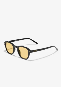 D.Franklin Ultra Light S Square Black / Yellow|Damen Eckige Sonnenbrillen|Eckige Sonnenbrillen