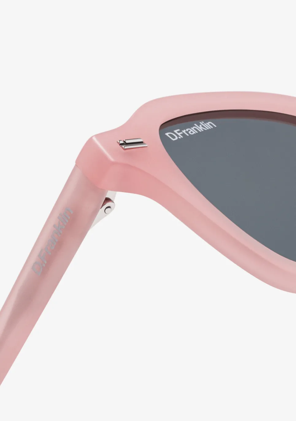 D.Franklin Ultra Light S Square Matte Pink / Smoke Black|Damen Polarisierte Sonnenbrillen|Polarisierte Sonnenbrillen