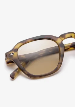 D.Franklin Ultra Light S Square Matte Tort / Photochromic Brown|Damen Polarisierte Sonnenbrillen|Polarisierte Sonnenbrillen