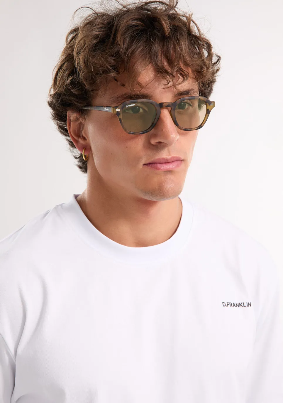 D.Franklin Ultra Light S Square Matte Tort / Photochromic Brown|Damen Polarisierte Sonnenbrillen|Polarisierte Sonnenbrillen