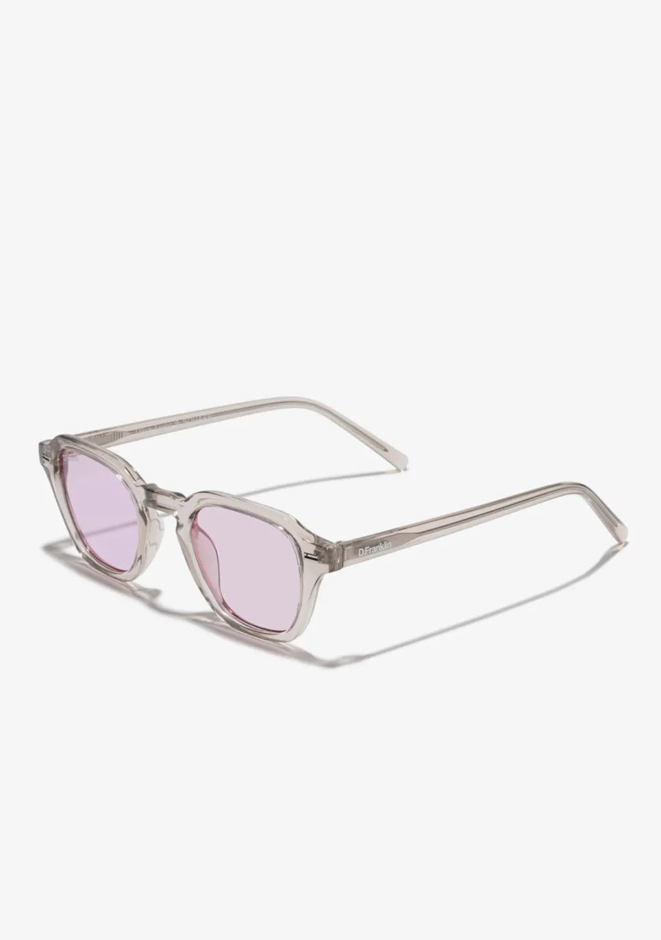 D.Franklin Ultra Light S Square Trans / Photochromic Lavender|Damen Polarisierte Sonnenbrillen|Polarisierte Sonnenbrillen