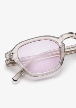 D.Franklin Ultra Light S Square Trans / Photochromic Lavender|Damen Polarisierte Sonnenbrillen|Polarisierte Sonnenbrillen
