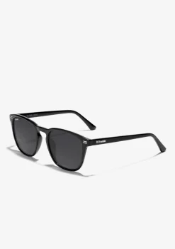 D.Franklin Ultra Light SQ High Black / Black|Damen Eckige Sonnenbrillen|Polarisierte Sonnenbrillen