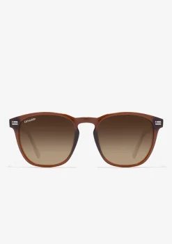 D.Franklin Ultra Light SQ High Brown / Grad Brown|Damen Eckige Sonnenbrillen|Polarisierte Sonnenbrillen
