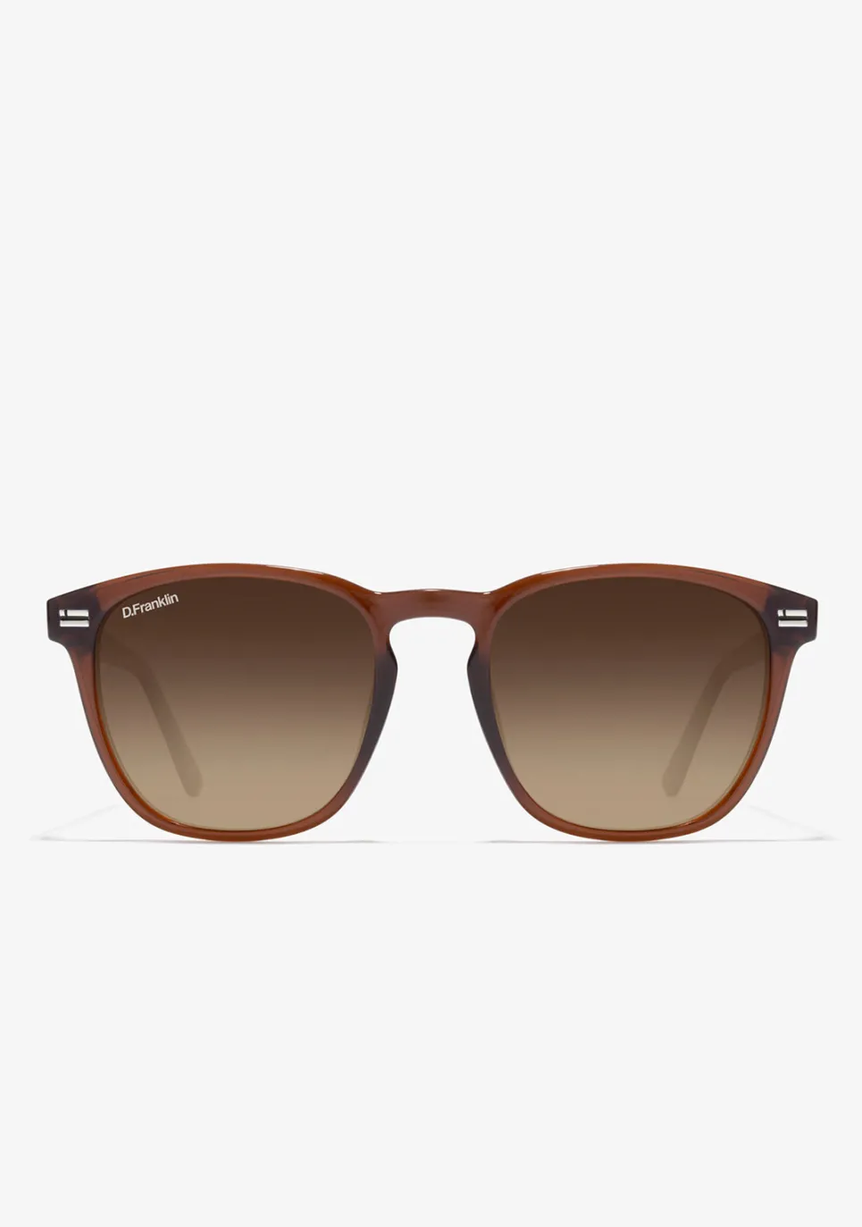 D.Franklin Ultra Light SQ High Brown / Grad Brown|Damen Eckige Sonnenbrillen|Polarisierte Sonnenbrillen