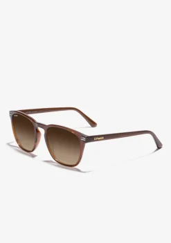 D.Franklin Ultra Light SQ High Brown / Grad Brown|Damen Eckige Sonnenbrillen|Polarisierte Sonnenbrillen