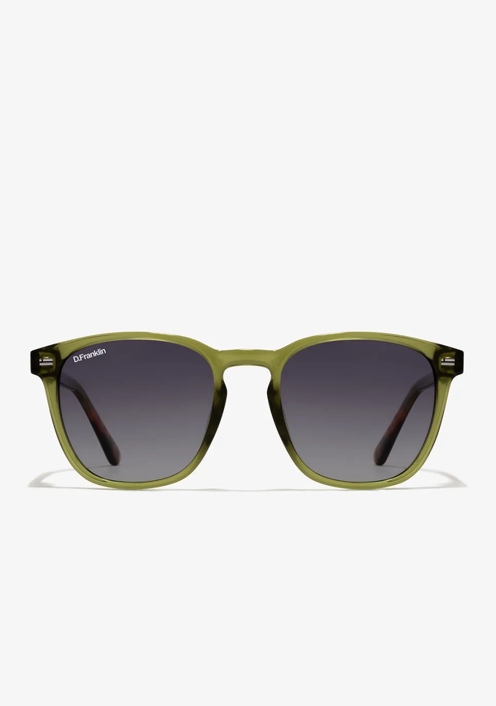 D.Franklin Ultra Light SQ High Crystal Green / Smoke|Damen Eckige Sonnenbrillen|Polarisierte Sonnenbrillen