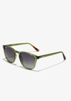 D.Franklin Ultra Light SQ High Crystal Green / Smoke|Damen Eckige Sonnenbrillen|Polarisierte Sonnenbrillen