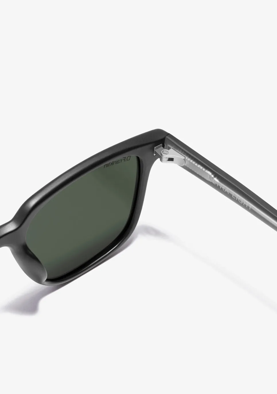 D.Franklin Ultra Light SQ Low Matte Black / G15|Damen Eckige Sonnenbrillen|Polarisierte Sonnenbrillen