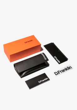 D.Franklin Ultra Light SQ Med Amber / G15|Damen Eckige Sonnenbrillen|Polarisierte Sonnenbrillen