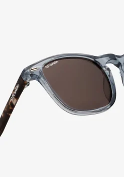 D.Franklin Ultra Light SQ Med Transparent / Smoke|Damen Eckige Sonnenbrillen|Polarisierte Sonnenbrillen