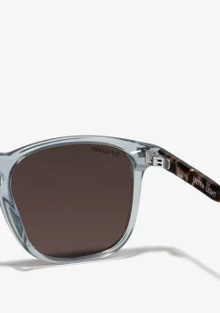 D.Franklin Ultra Light SQ Med Transparent / Smoke|Damen Eckige Sonnenbrillen|Polarisierte Sonnenbrillen