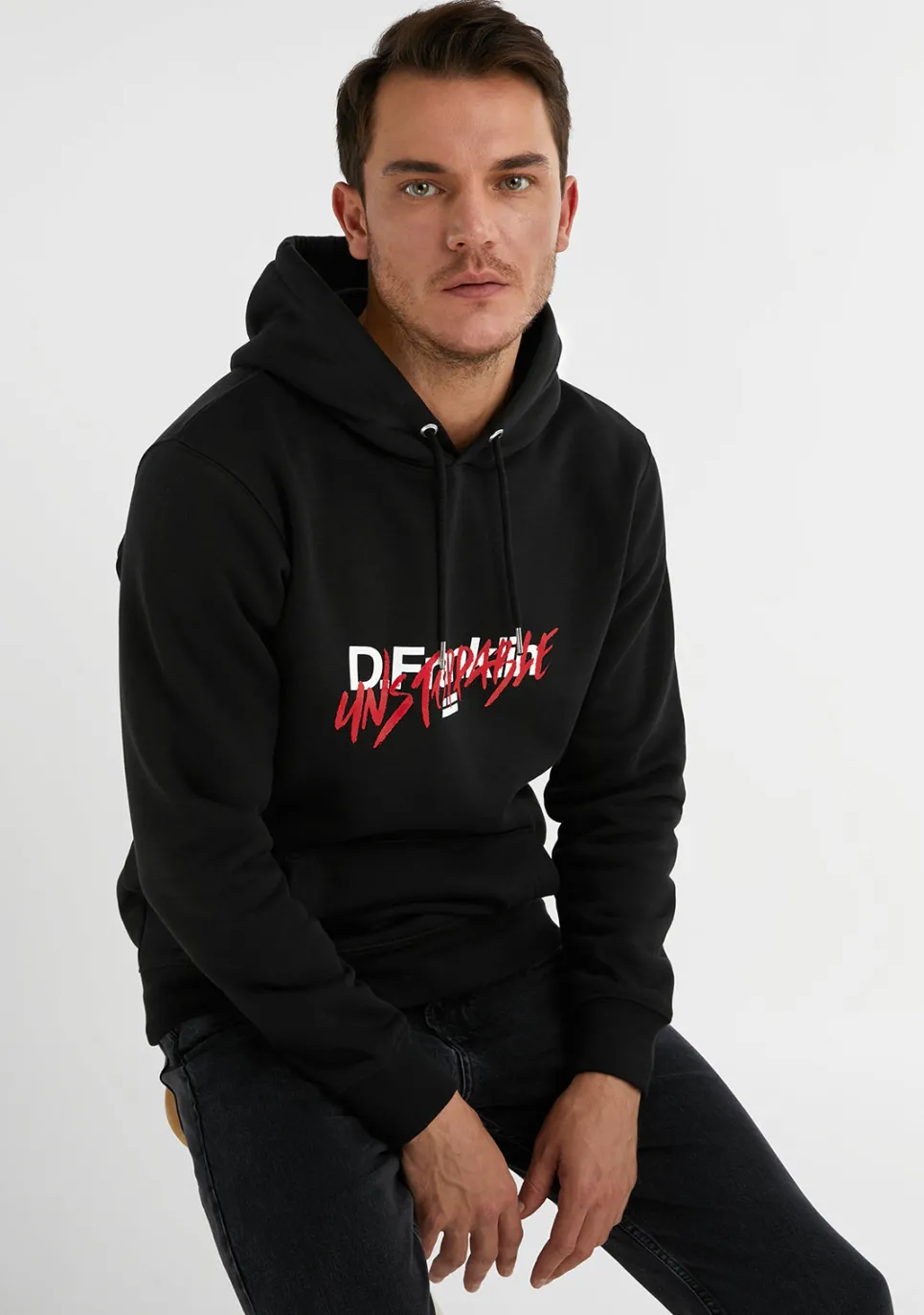 D.Franklin Unstoppable Hoodie Black|Herren Sweatshirts