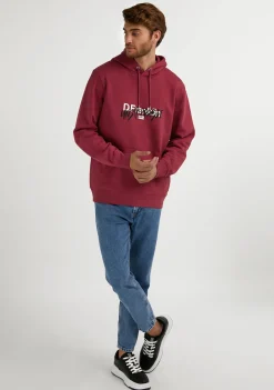 D.Franklin Unstoppable Hoodie Dark Red|Herren Sweatshirts