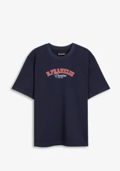 D.Franklin Varsity Est 2024 T-Shirt Navy|Damen T-Shirts|T-Shirts