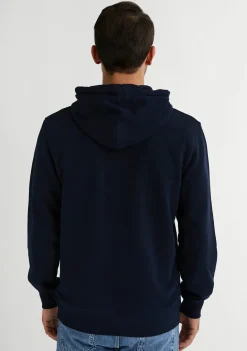 D.Franklin Varsity Hoodie Navy / White|Damen Sweatshirts|Sweatshirts