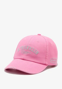 D.Franklin Varsity Washed Cap Pink|Damen Kappen|Kappen