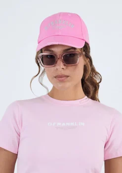 D.Franklin Varsity Washed Cap Pink|Damen Kappen|Kappen