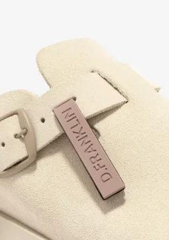 D.Franklin Vibe Clog Buckle Beige|Damen Sandalen