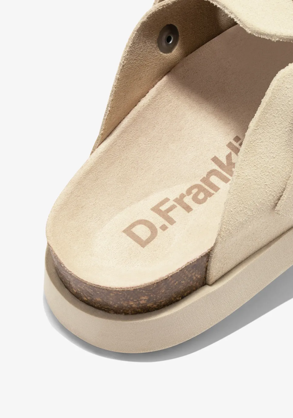 D.Franklin Vibe Clog Buckle Beige|Damen Sandalen