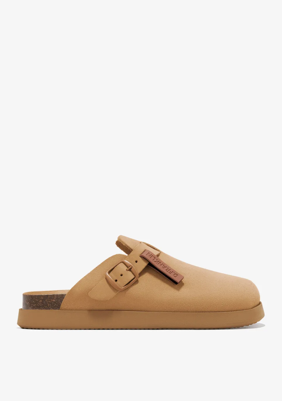D.Franklin Vibe Clog Buckle Tan|Damen Sandalen