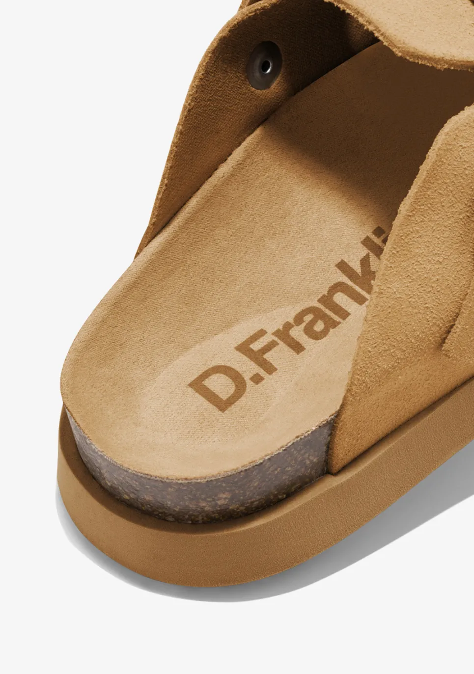 D.Franklin Vibe Clog Buckle Tan|Damen Sandalen