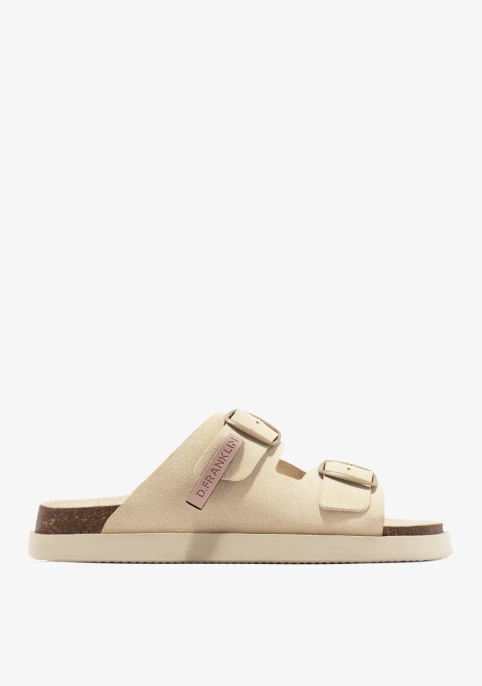 D.Franklin Vibe Sandals Buckle Beige|Damen Sandalen