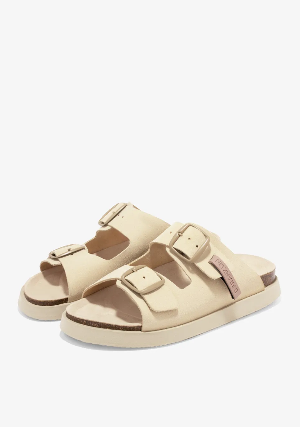D.Franklin Vibe Sandals Buckle Beige|Damen Sandalen