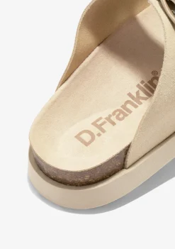 D.Franklin Vibe Sandals Buckle Beige|Damen Sandalen