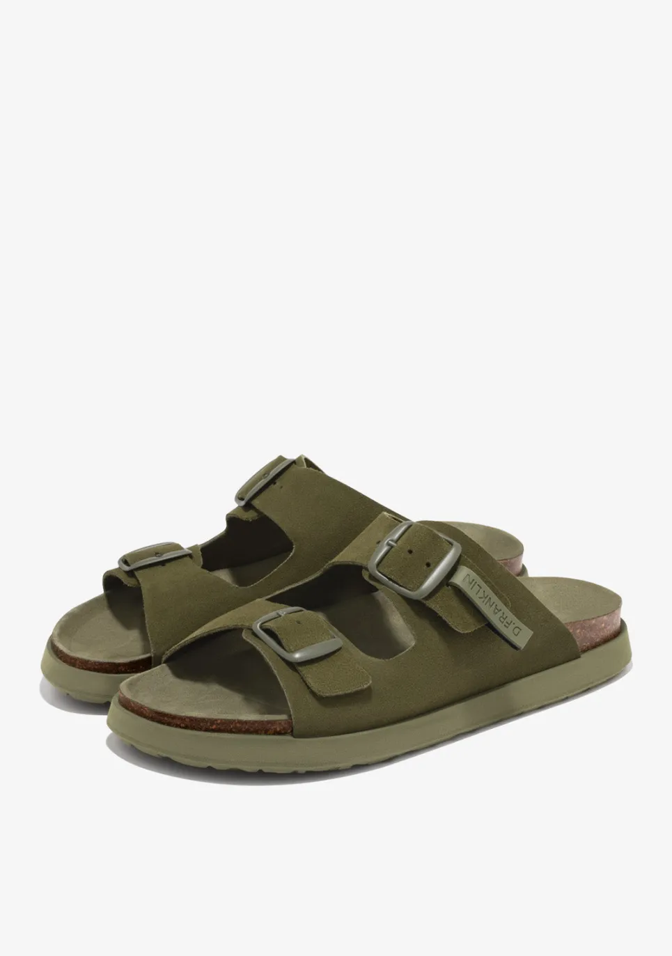 D.Franklin Vibe Sandals Buckle Dark Khaki|Herren Sandalen