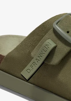D.Franklin Vibe Sandals Buckle Dark Khaki|Herren Sandalen