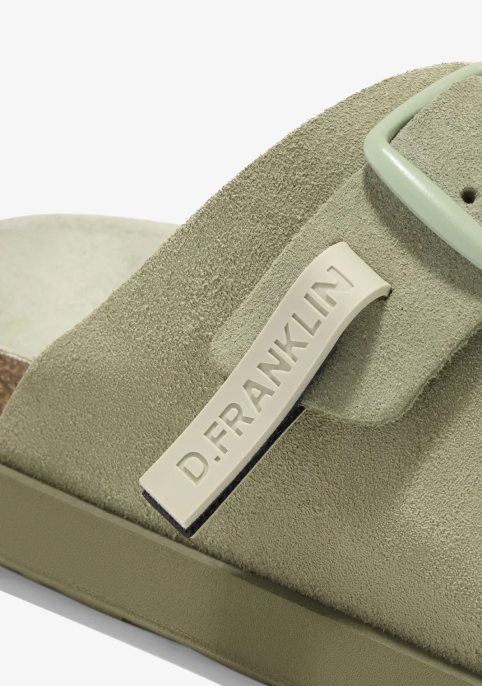 D.Franklin Vibe Sandals Buckle Khaki|Damen Sandalen