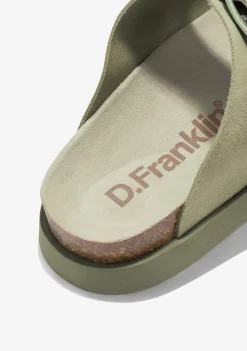 D.Franklin Vibe Sandals Buckle Khaki|Damen Sandalen