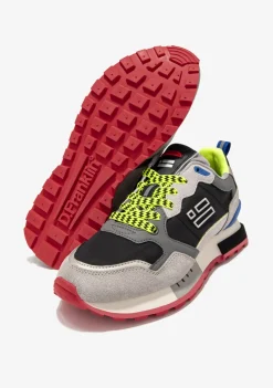 D.Franklin Vibla Zig Flag Multi Black|Herren Sneakers