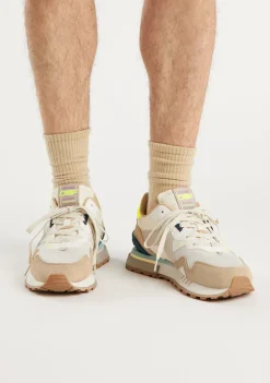 D.Franklin Vibla Zig Patch Beige|Herren Sneakers