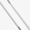 D.Franklin White / Silver Metal Tip Shoelaces|Damen Schnürsenkel|Schnürsenkel