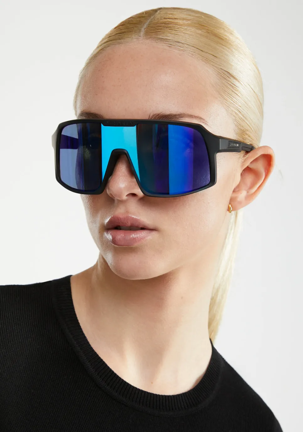 D.Franklin Wind Black / Blue|Damen Sport-Sonnenbrillen|Sport-Sonnenbrillen